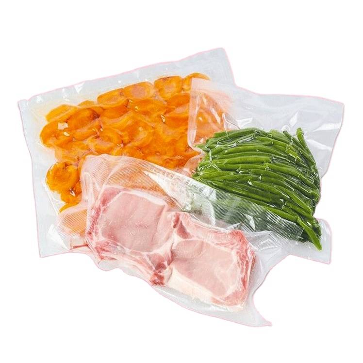 Vacuum Bag Custom Transparent Nylon Pa Pe Pla Roll Packing Embossed Biodegradable Plastic Food Sealer Seal Storage Vacuum Bag